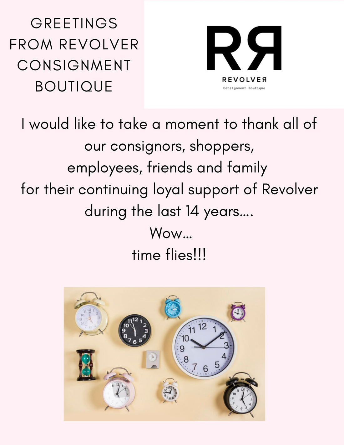 REVOLVER Reopen Dates & info...