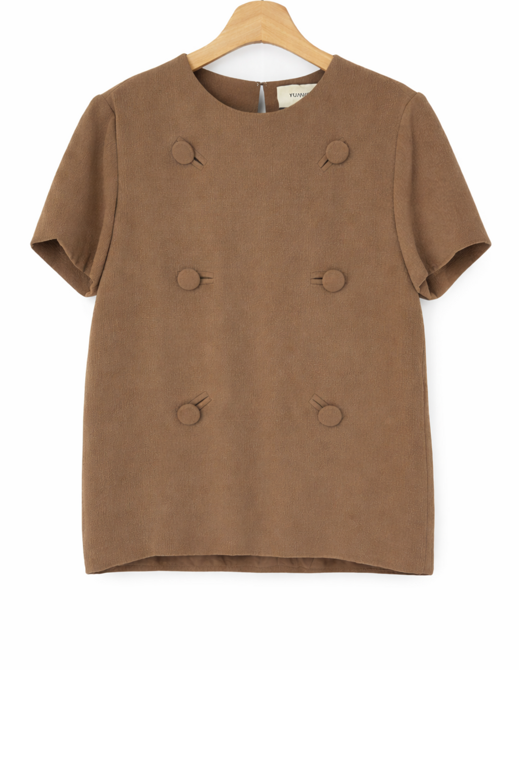 Pre-Owned Yune Ho- Brown- Blouse- Sz S