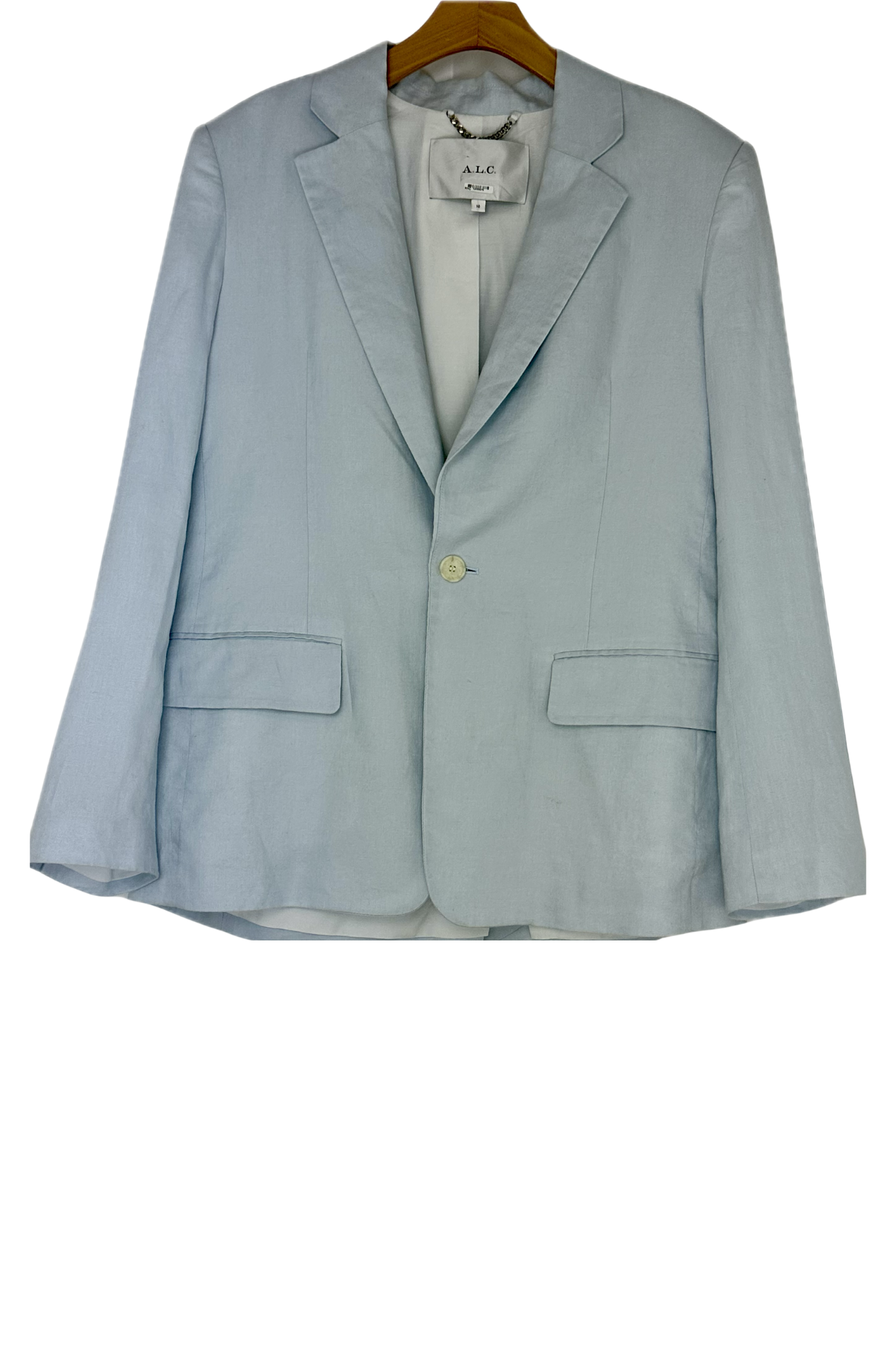 Pre-Owned ALC-Light Blue- Blazer- Sz 10