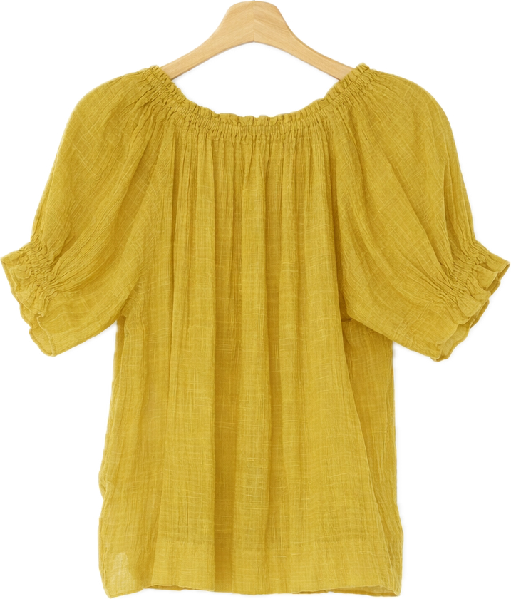 Pre-Owned APiece Apart NY- Yellow- Blouse- Sz S