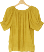 Pre-Owned APiece Apart NY- Yellow- Blouse- Sz S