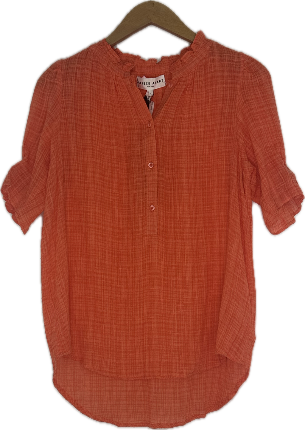 Pre-Owned APiece Apart NY- Coral- Blouse- Sz S