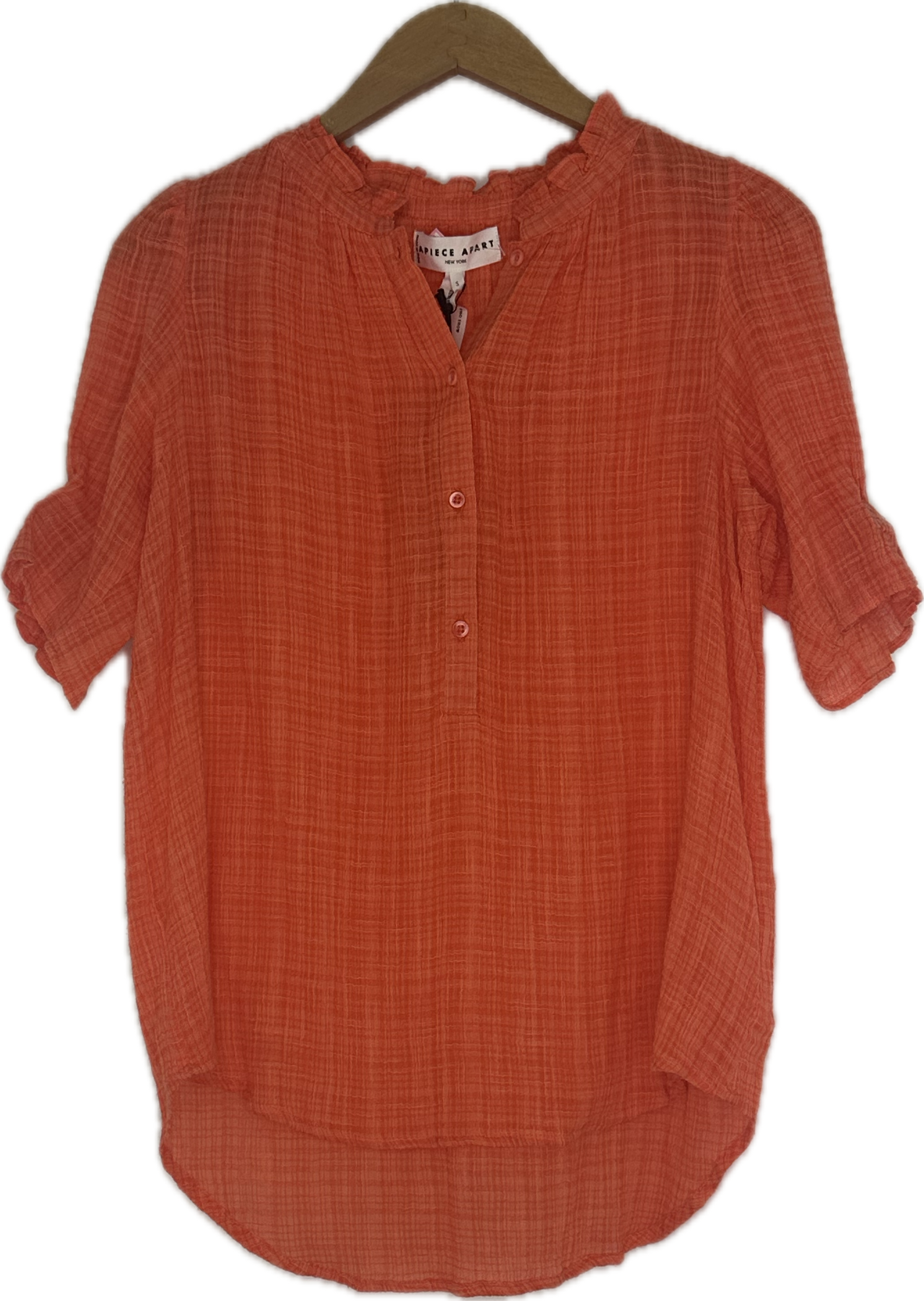Pre-Owned APiece Apart NY- Coral- Blouse- Sz S