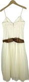 ABS Evening by Allen Schwartz- White- Dress- Sz 8