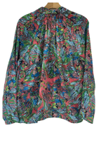 Pre-Owned Anntian-Pink and Blue Multi-Blouse- Sz S