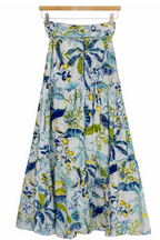 Pre-Owned Banjanan- White and Multi Print- Skirt- Sz S