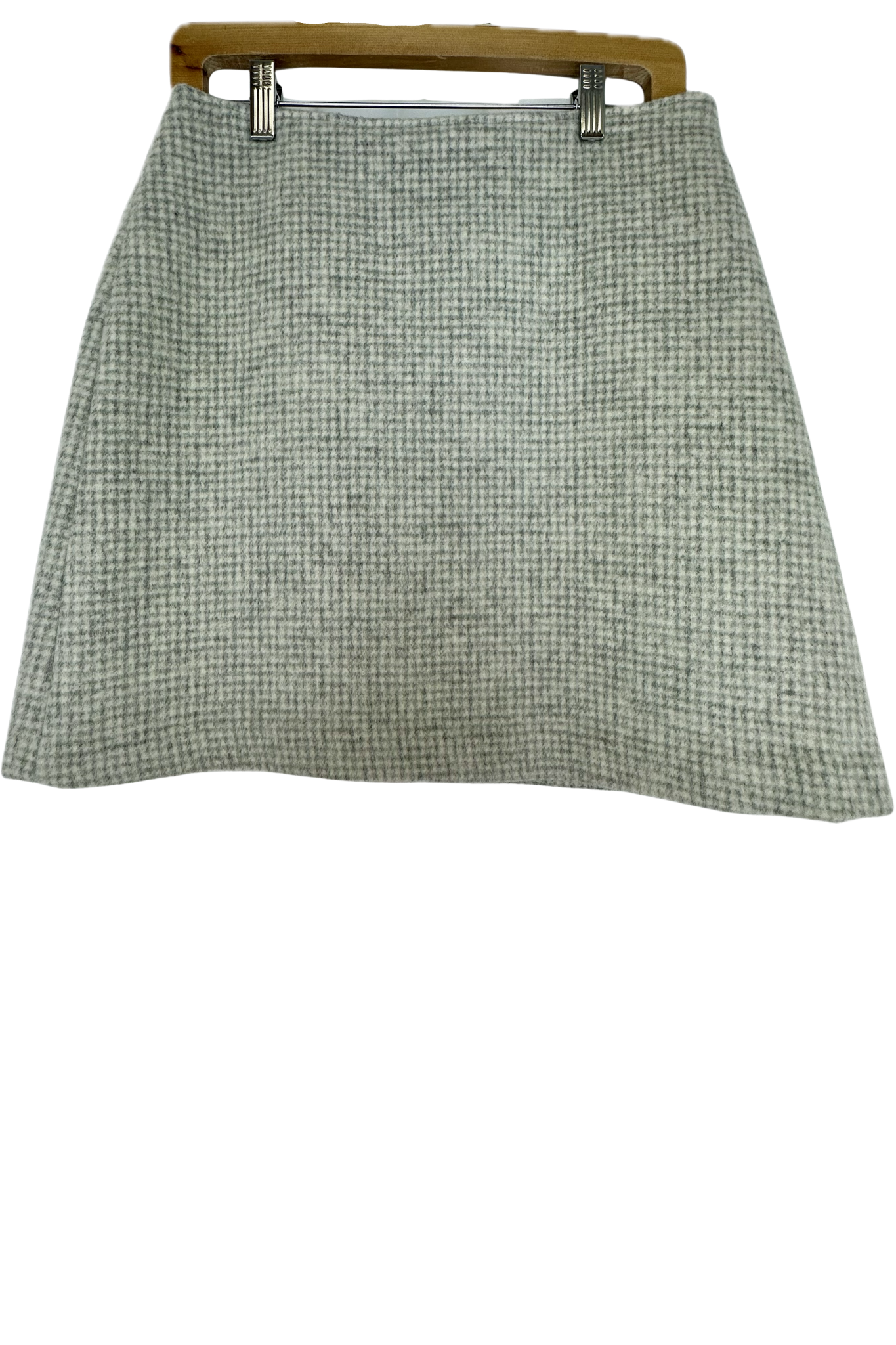 Pre-Owned Club Monaco- White/Grey- Skirt- Sz 8