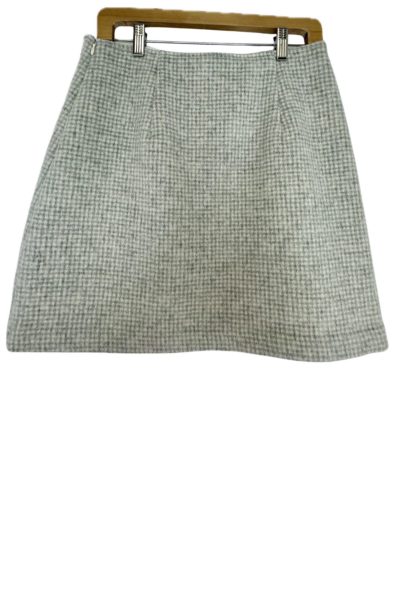 Pre-Owned Club Monaco- White/Grey- Skirt- Sz 8