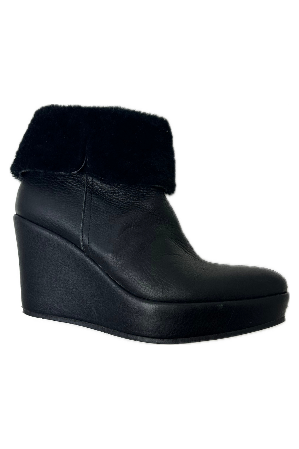 Pre-Owned Cordani-Black-Boots- Sz 8/8.5