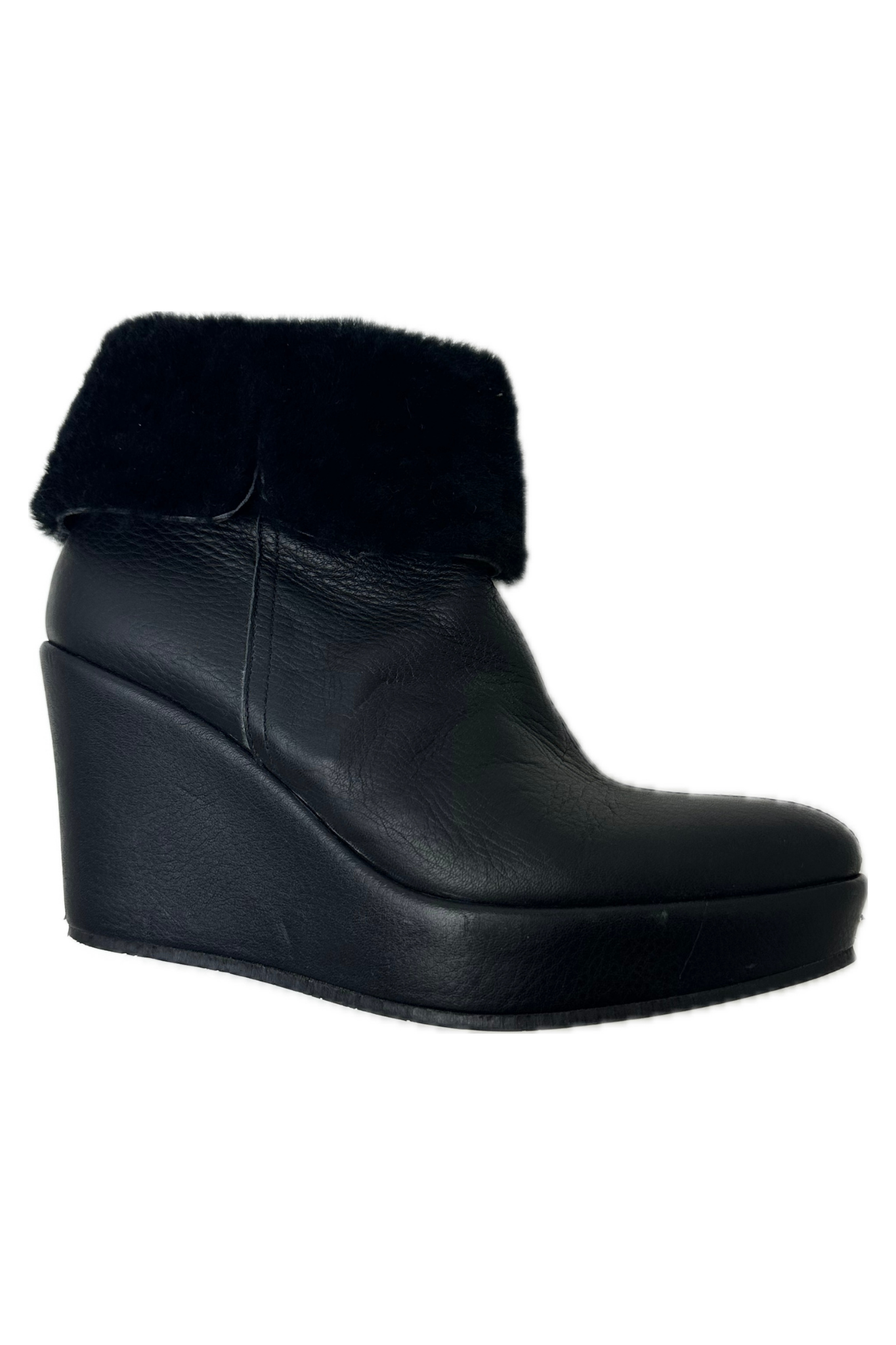 Pre-Owned Cordani-Black-Boots- Sz 8/8.5