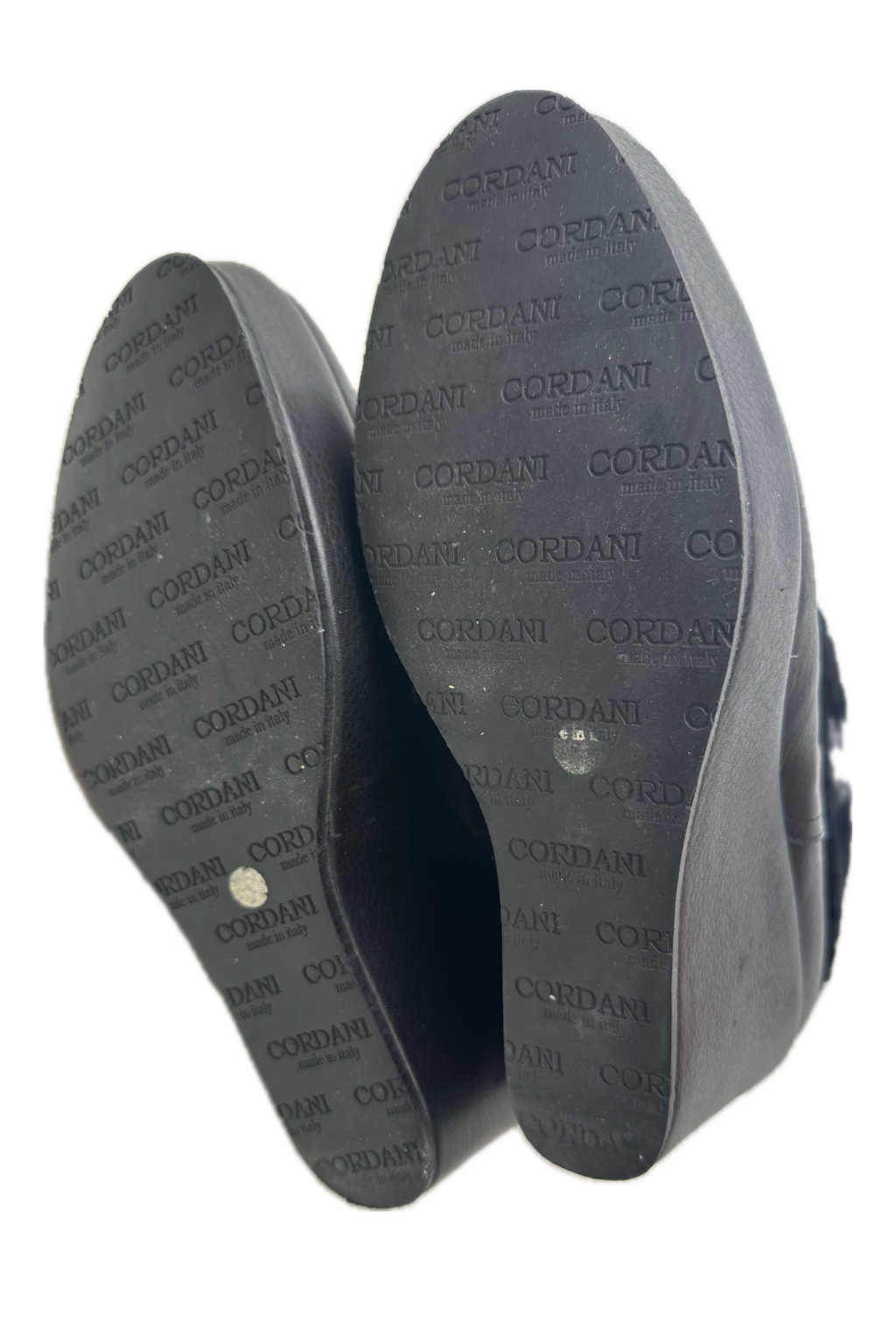 Pre-Owned Cordani-Black-Boots- Sz 8/8.5