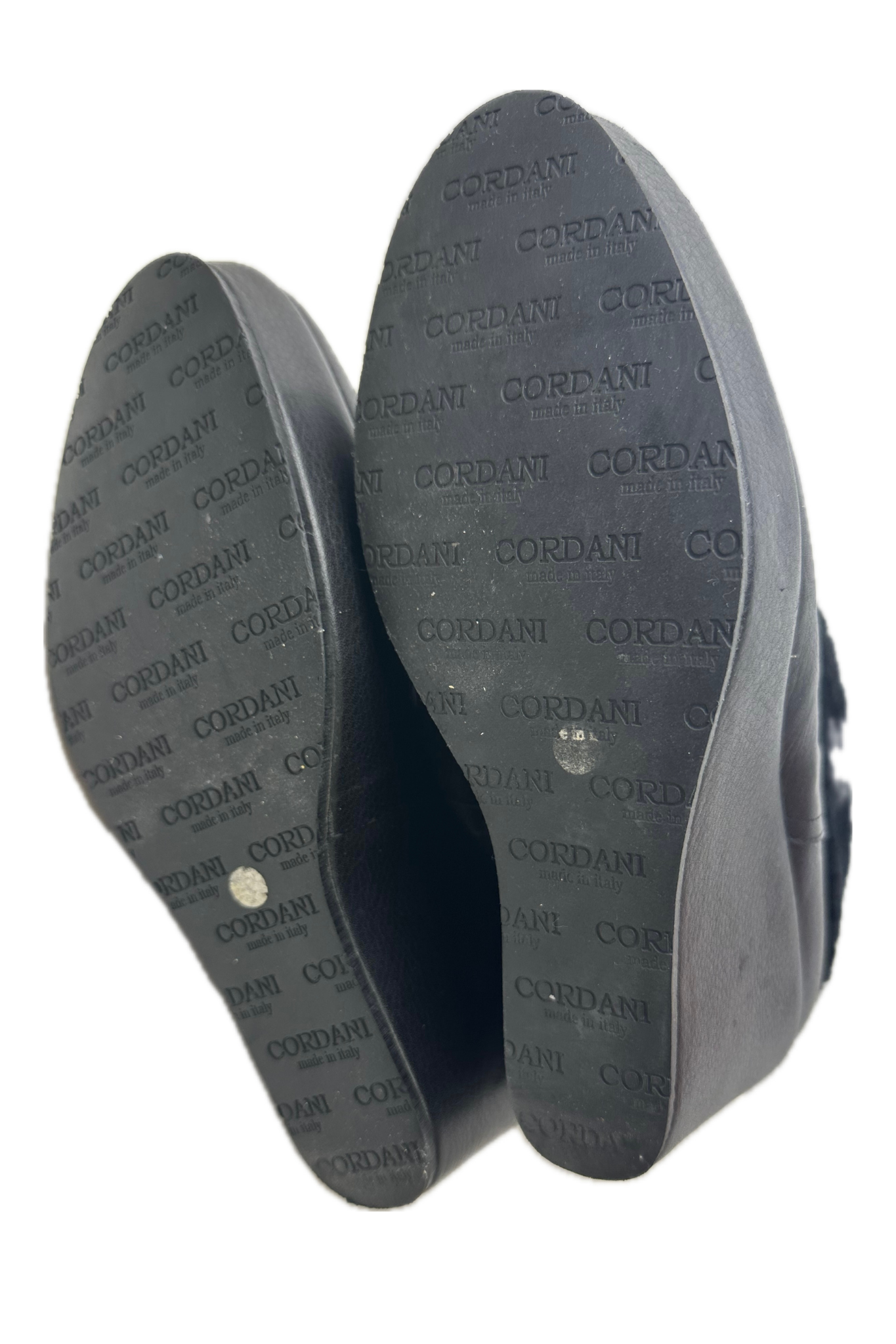 Pre-Owned Cordani-Black-Boots- Sz 8/8.5