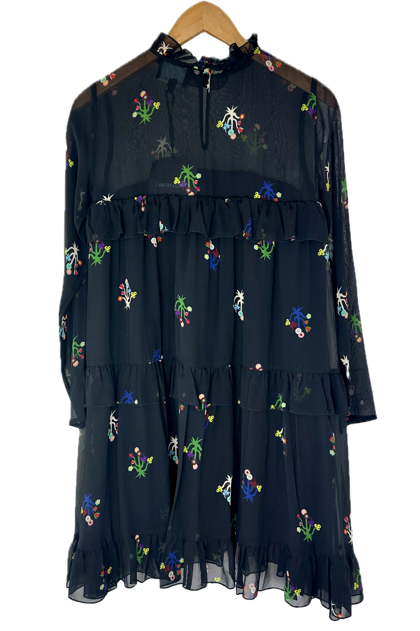 cynthia rowley black dress Eloise Drop Waist / / L / Front rhinestone embellishment Women's Cynthia Rowley Dresses |