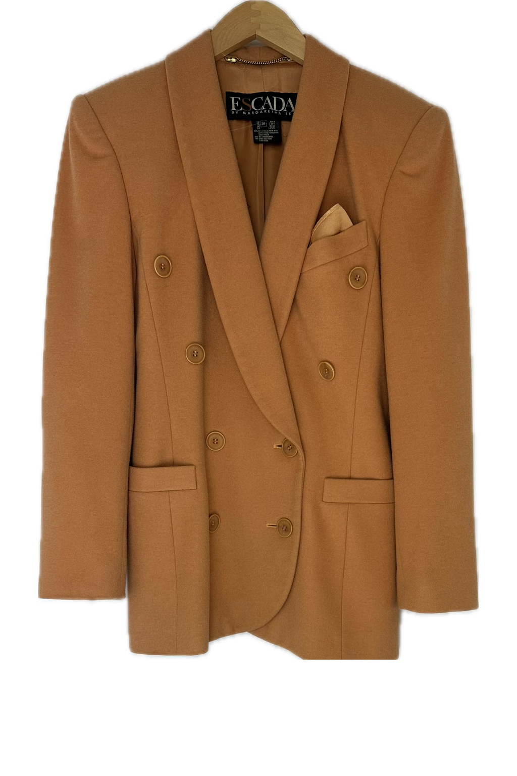 Pre-Owned Escada by Margaretha Ley - Pastel Orange- Blazer- Sz 36