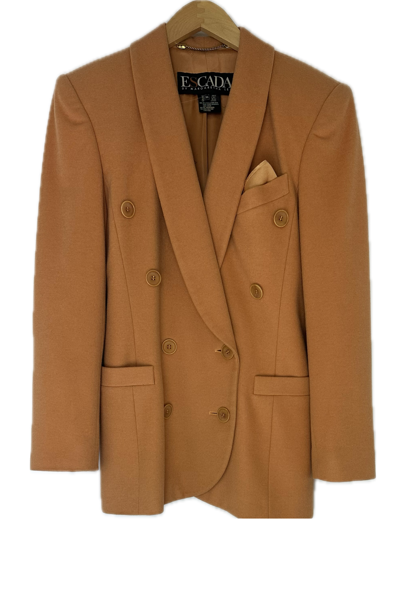 Pre-Owned Escada by Margaretha Ley - Pastel Orange- Blazer- Sz 36