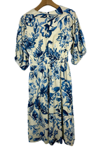 Pre-Owned Figue- White/Blue- Dress- Sz 2