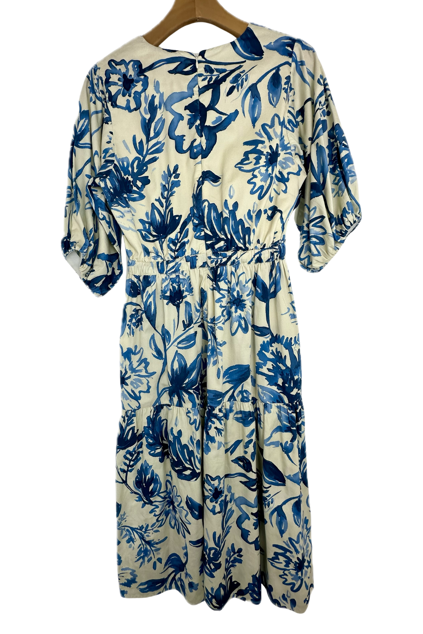 blue winter dresses for women Blue Floral Sundress main image 1