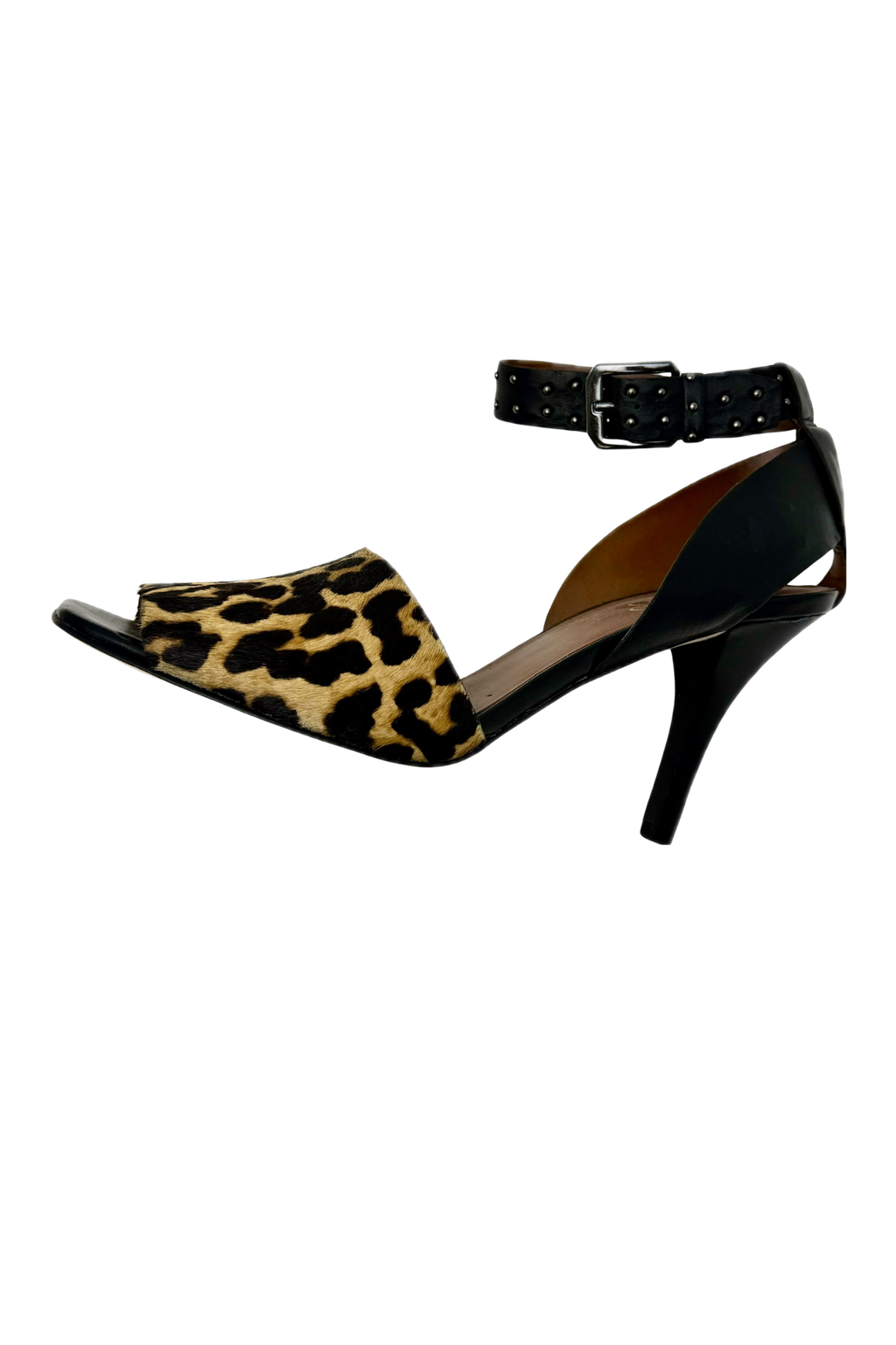 Pre-Owned Franco Sarto- Brown/Black Multi- Heels- Sz 8