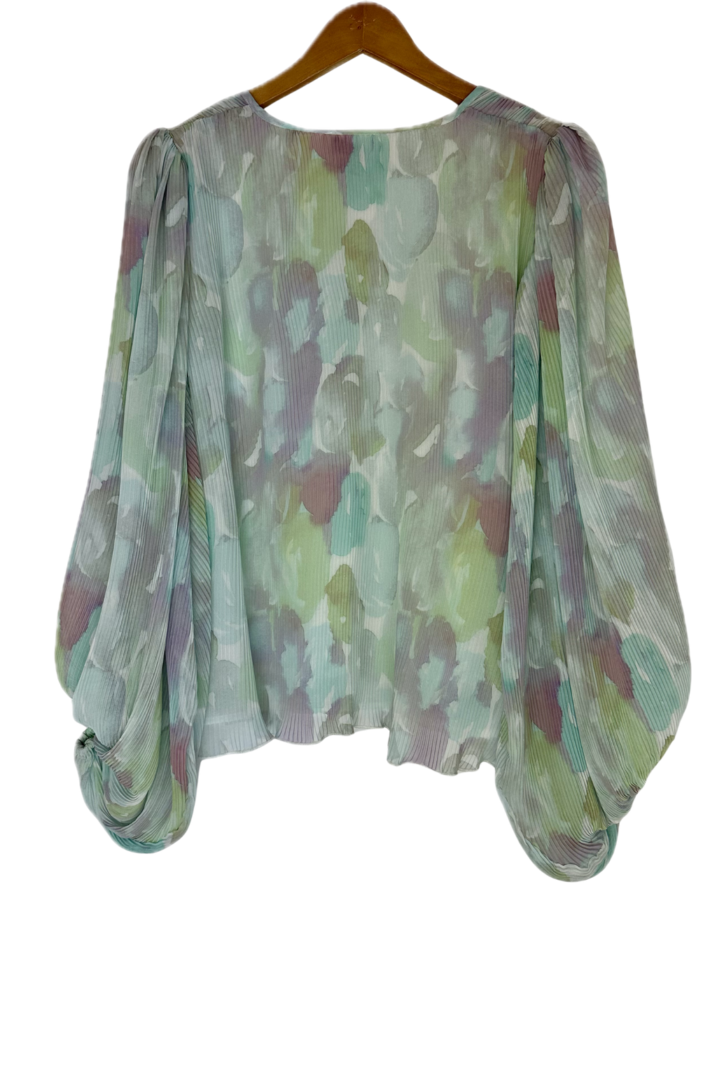 Pre-Owned Ganni- Blue- Blouse- Sz 36