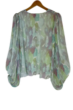 Pre-Owned Ganni- Blue- Blouse- Sz 36