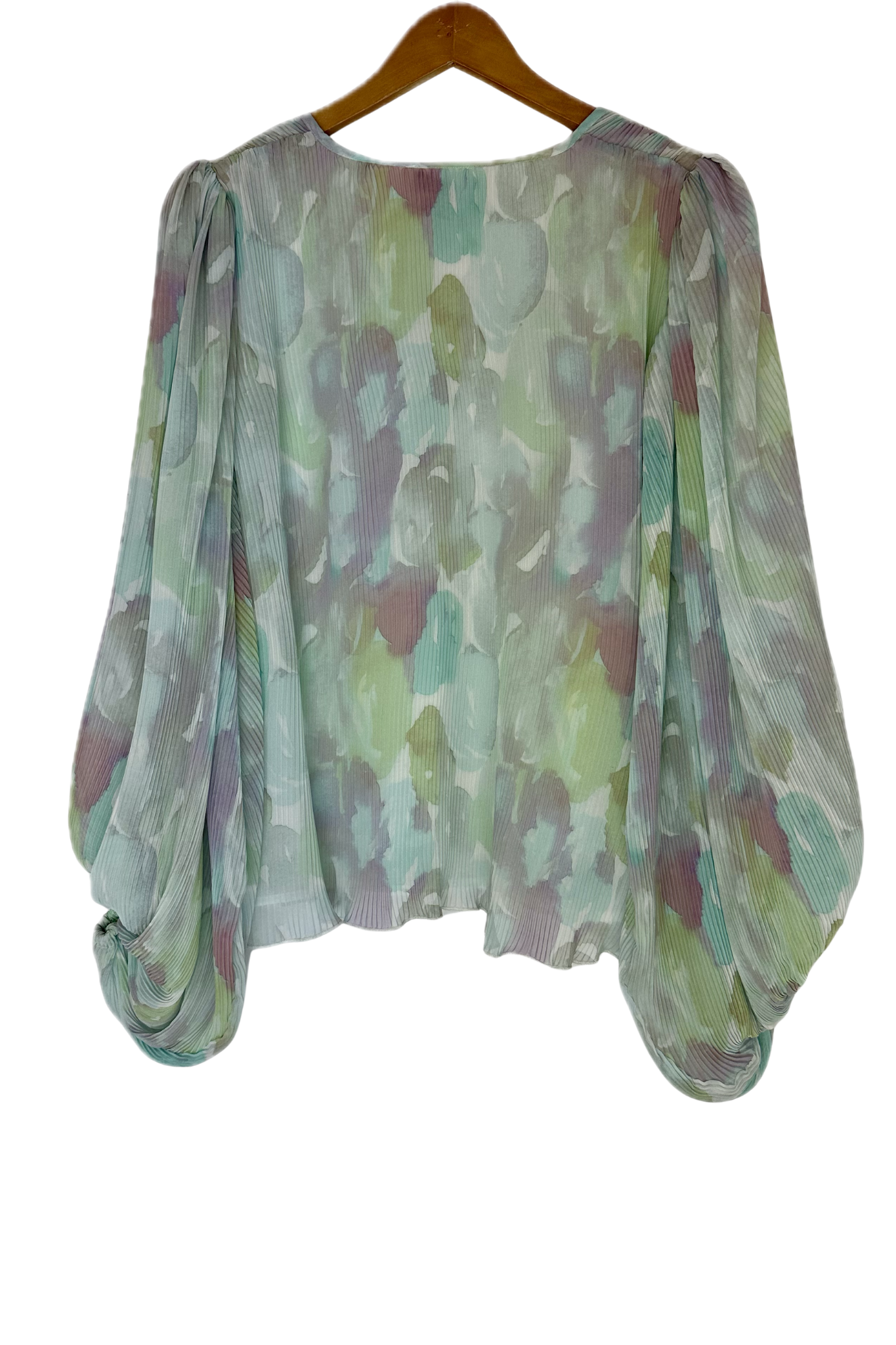 Pre-Owned Ganni- Blue- Blouse- Sz 36