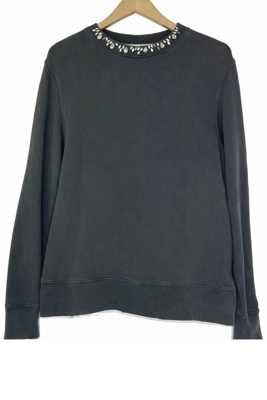 Pre-Owned Golden Goose- Dark Gray- Embellished Crewneck- Sz M
