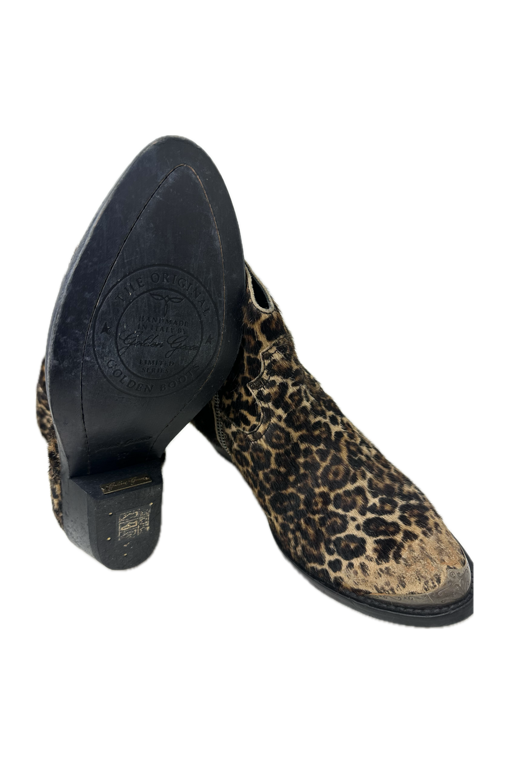 Pre-Owned Golden Goose Limited Series- Brown/Black Multi- Boots- Sz 37