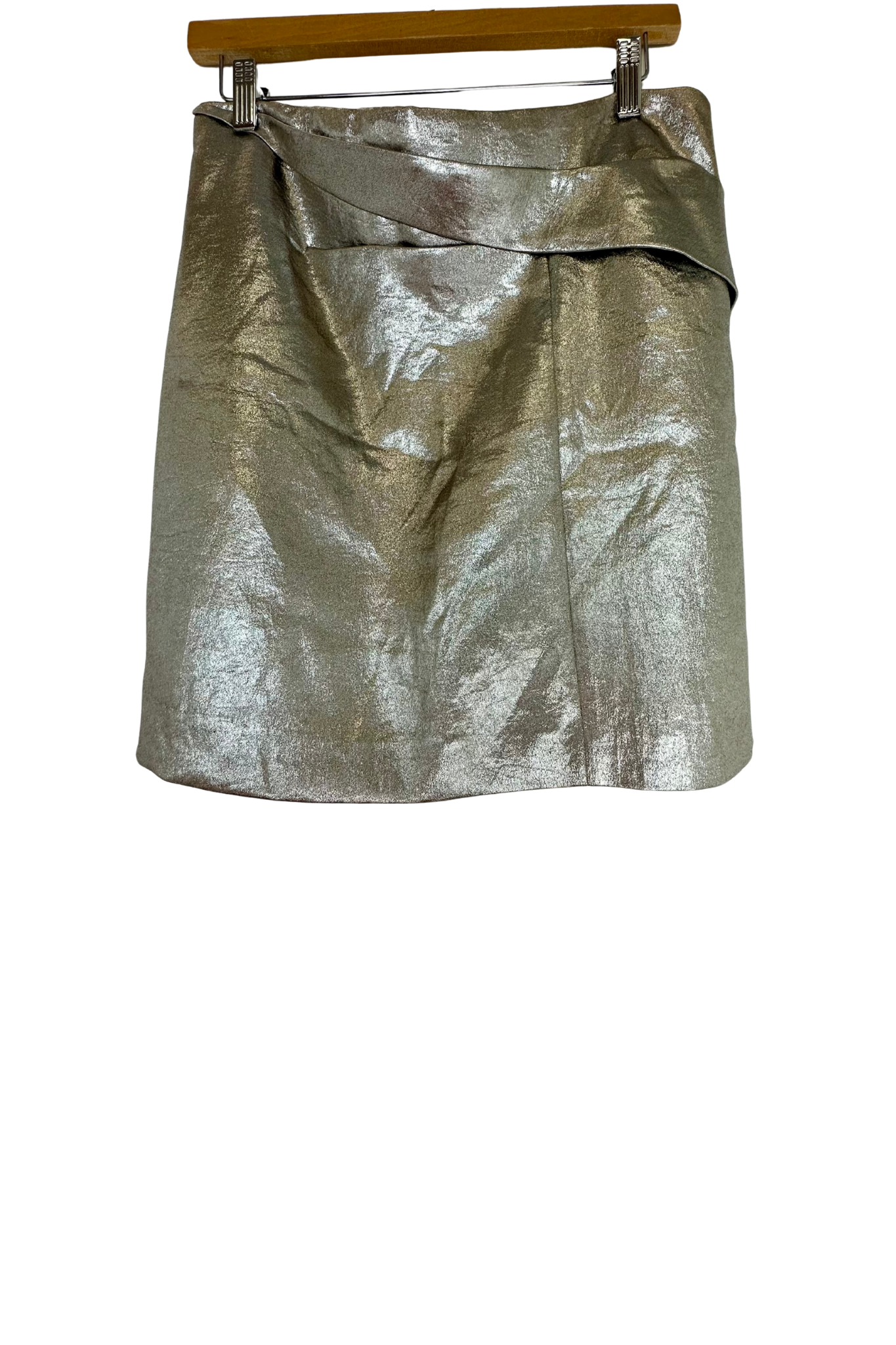 Pre-Owned Halston Heritage- Silver- Skirt- Sz 10