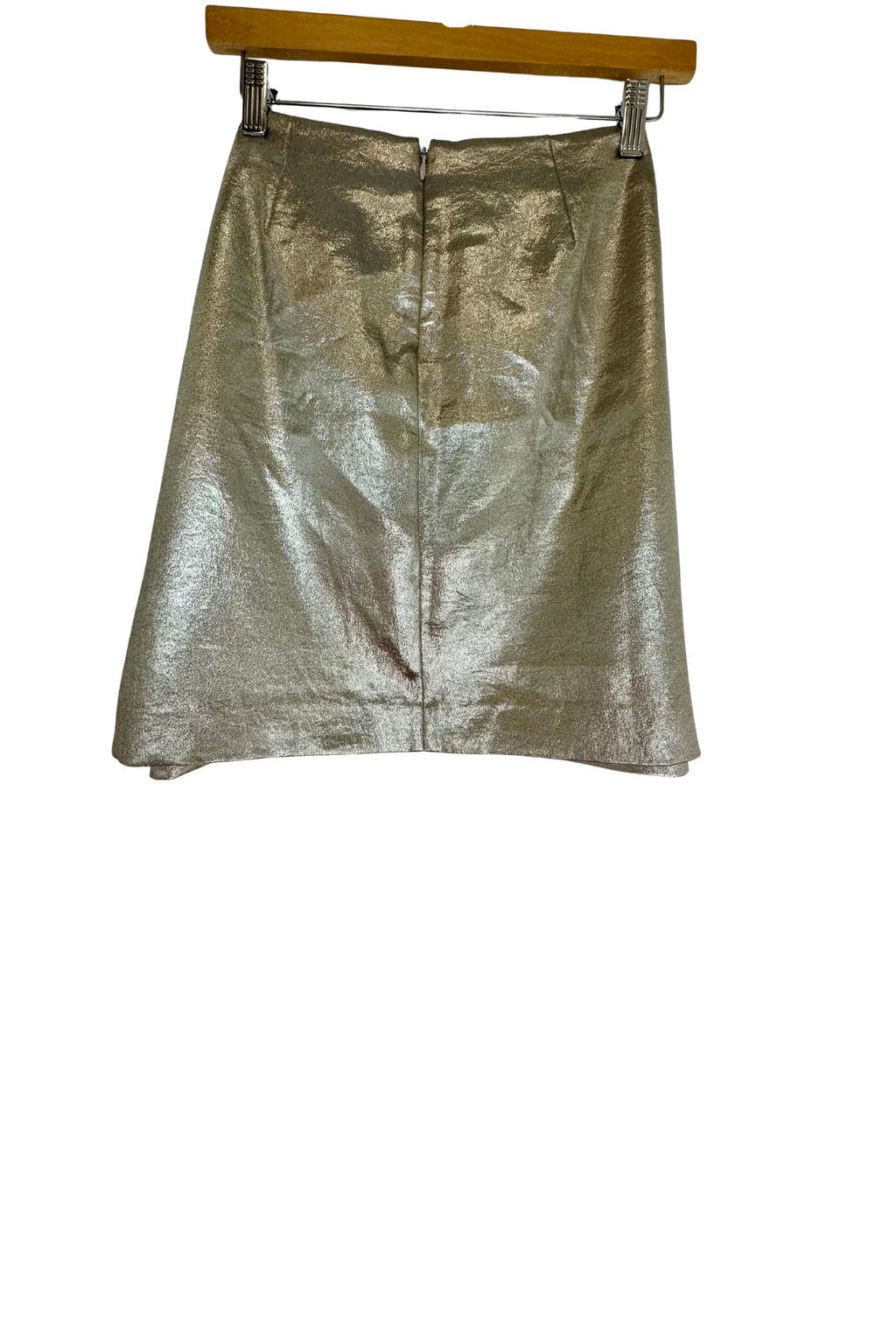 Pre-Owned Halston Heritage- Silver- Skirt- Sz 10