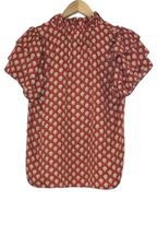 Pre-Owned Hunter Bell NY- Red- Blouse- Sz XS