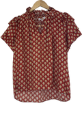 Pre-Owned Hunter Bell NY- Red- Blouse- Sz XS