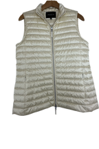 Pre-Owned Lafayette 148 New York- Cream- Vest- Sz S