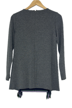 Pre-Owned Lela Rose- Gray- Top- Sz 4