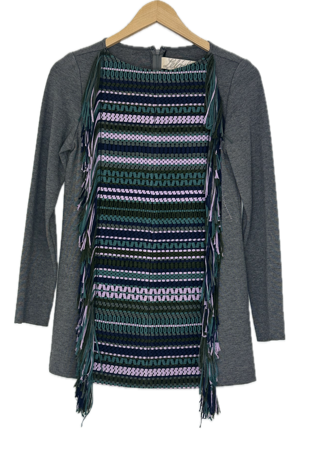 Pre-Owned Lela Rose- Gray- Top- Sz 4