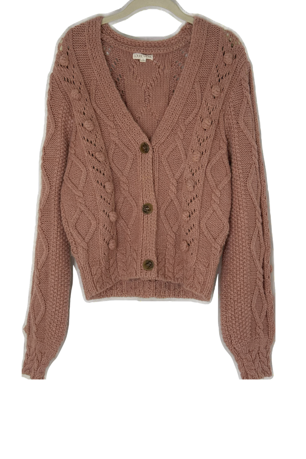 Pre-Owned Louise Misha- Pink- Cardigan- Sz S