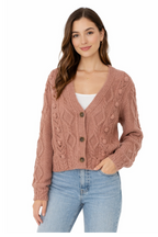 Pre-Owned Louise Misha- Pink- Cardigan- Sz S