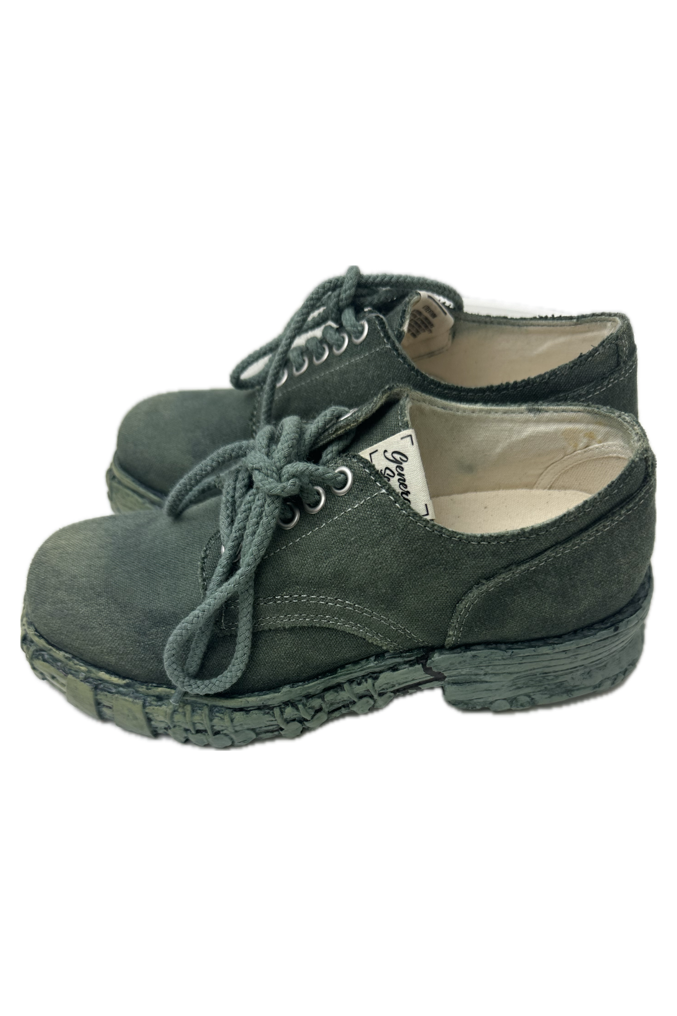 Pre-Owned Maison Mihora- Green- Oxfords- Sz 39