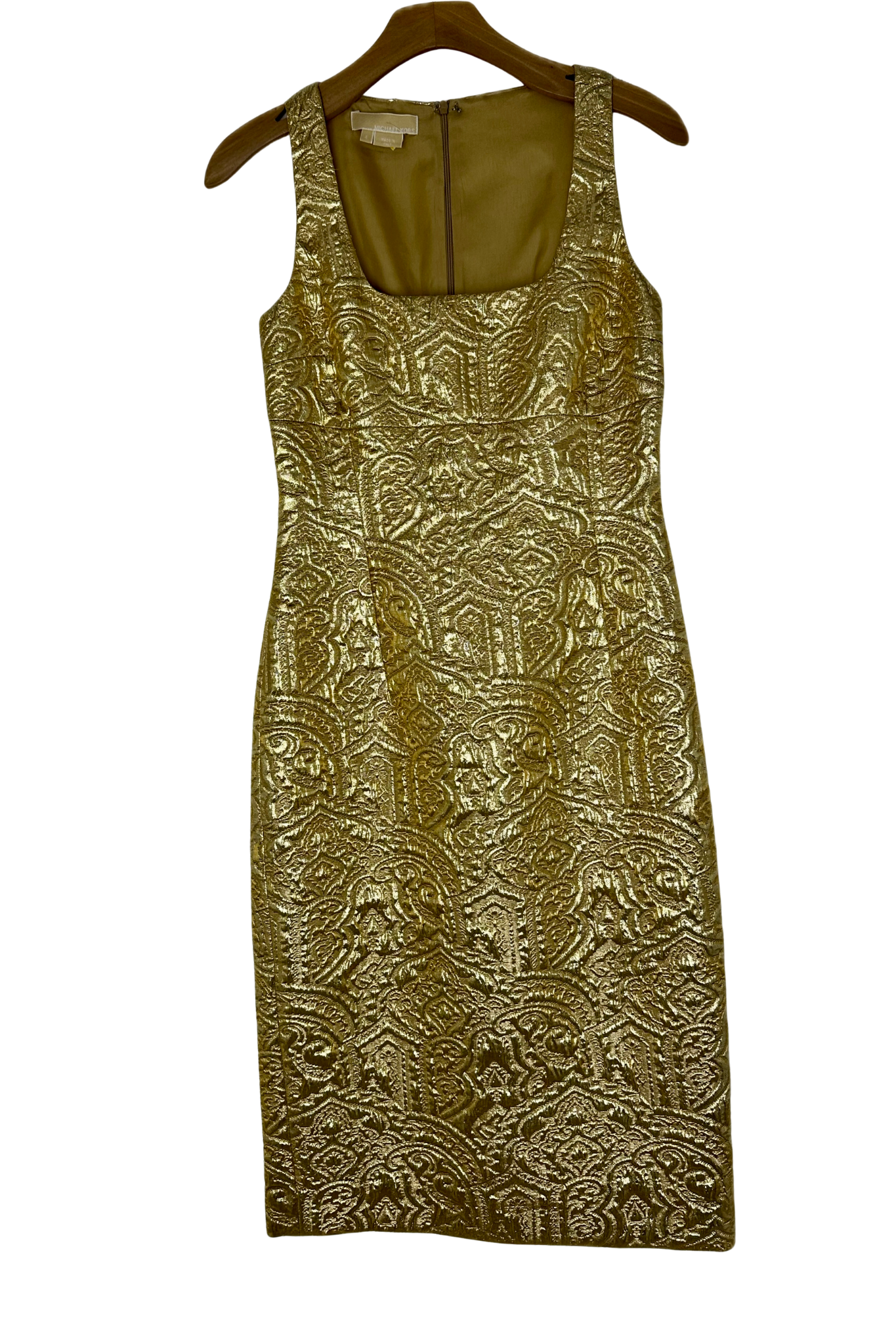 Pre-Owned Michael Kors- Gold- Dress- Sz 4