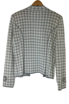 Pre-Owned Ming Wang- White/Gray- Cardigan- Sz M