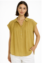 Pre-Owned Nili Lotan- Yellow- Blouse- Sz XS