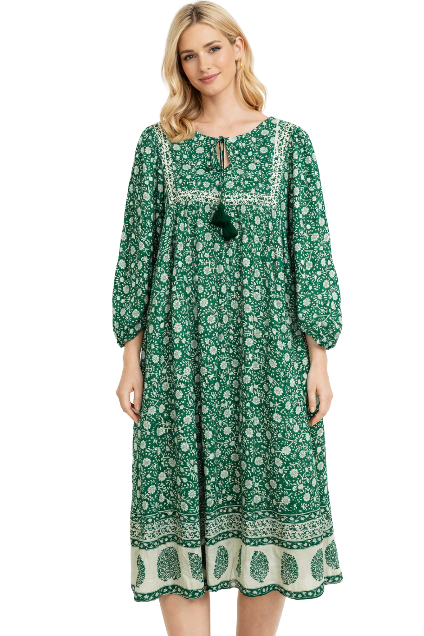 Pre-Owned Pink Chicken New York- Green- Dress- Sz M