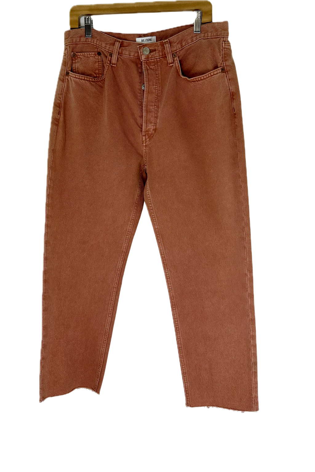 Pre-Owned Re/Done- Burnt Orange- Jeans- Sz 31