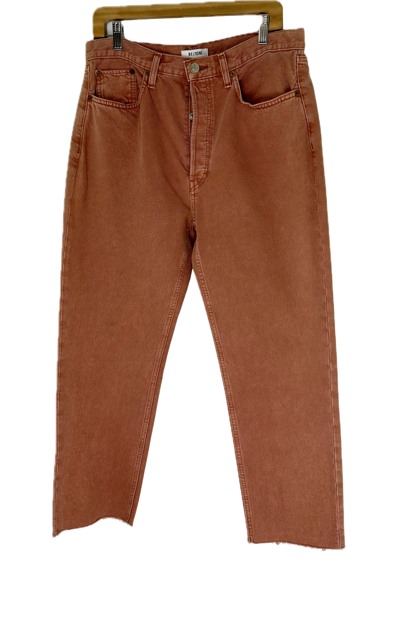 Pre-Owned Re/Done- Burnt Orange- Jeans- Sz 31