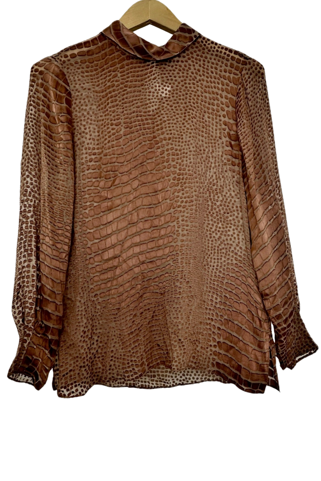 Pre-Owned Reiss- Brown- Top- Sz 4