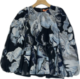 Stine Goya - Black and Blue Multi- Blouse- Sz XS