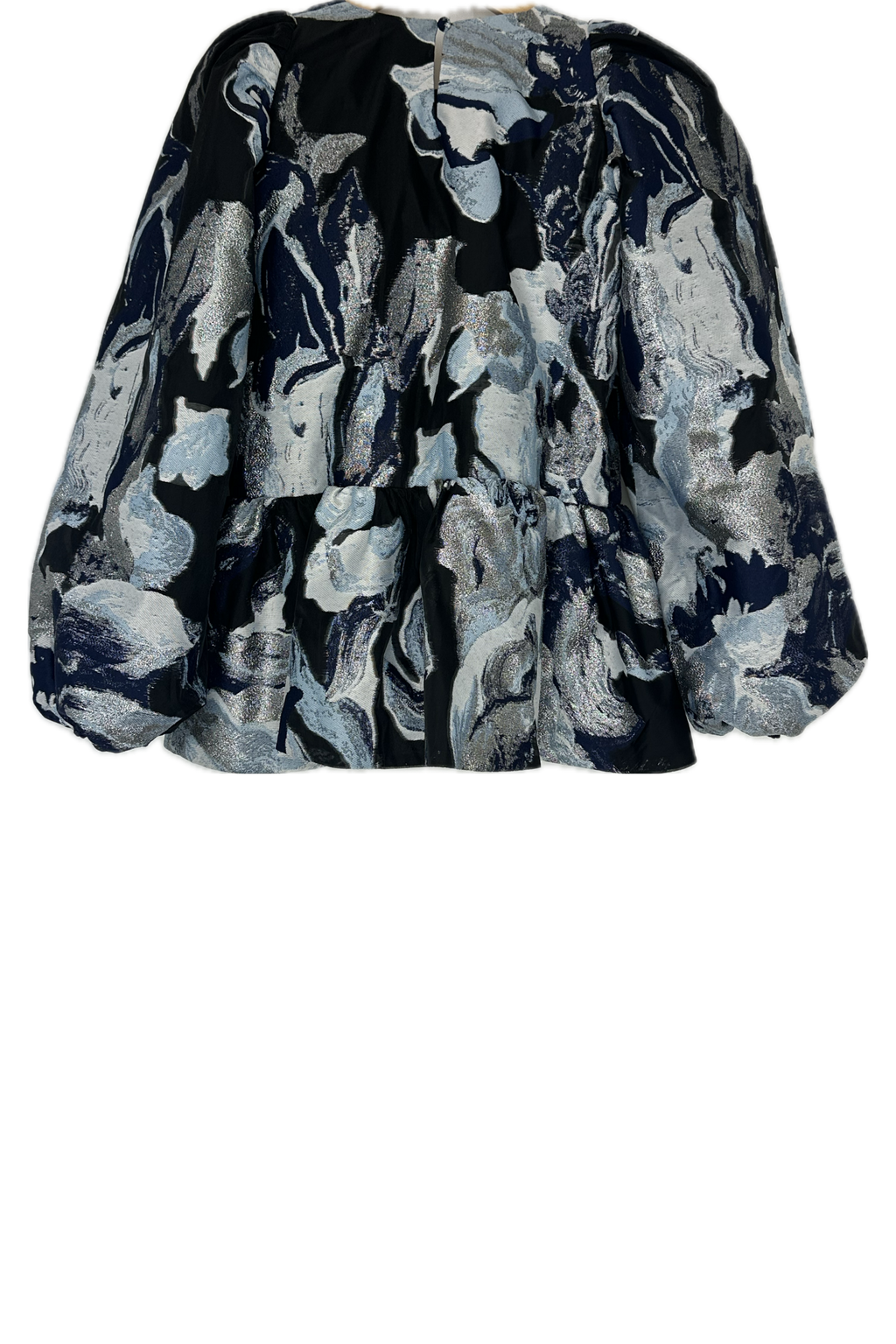 Pre-Owned Stine Goya - Black and Blue Multi- Blouse- Sz XS