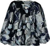 Stine Goya - Black and Blue Multi- Blouse- Sz XS