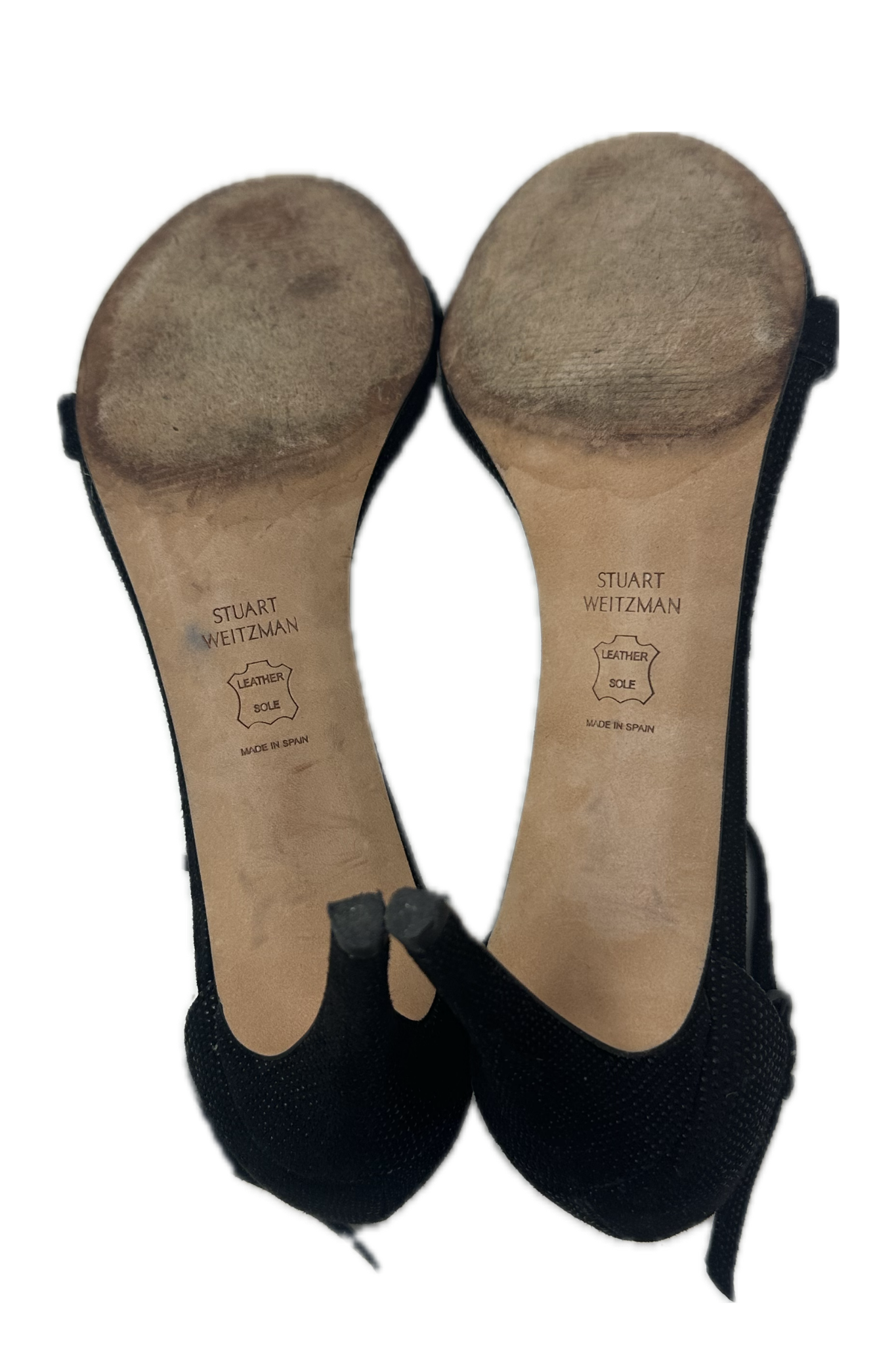 Pre-Owned Stuart Weitzman- Black- Heels- Sz 7.5