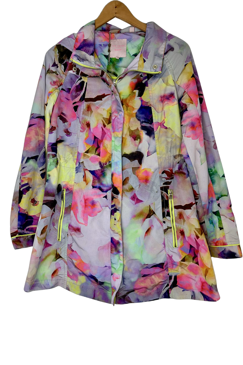 Pre-Owned Ted Baker London- Pink- Coat- Sz 1