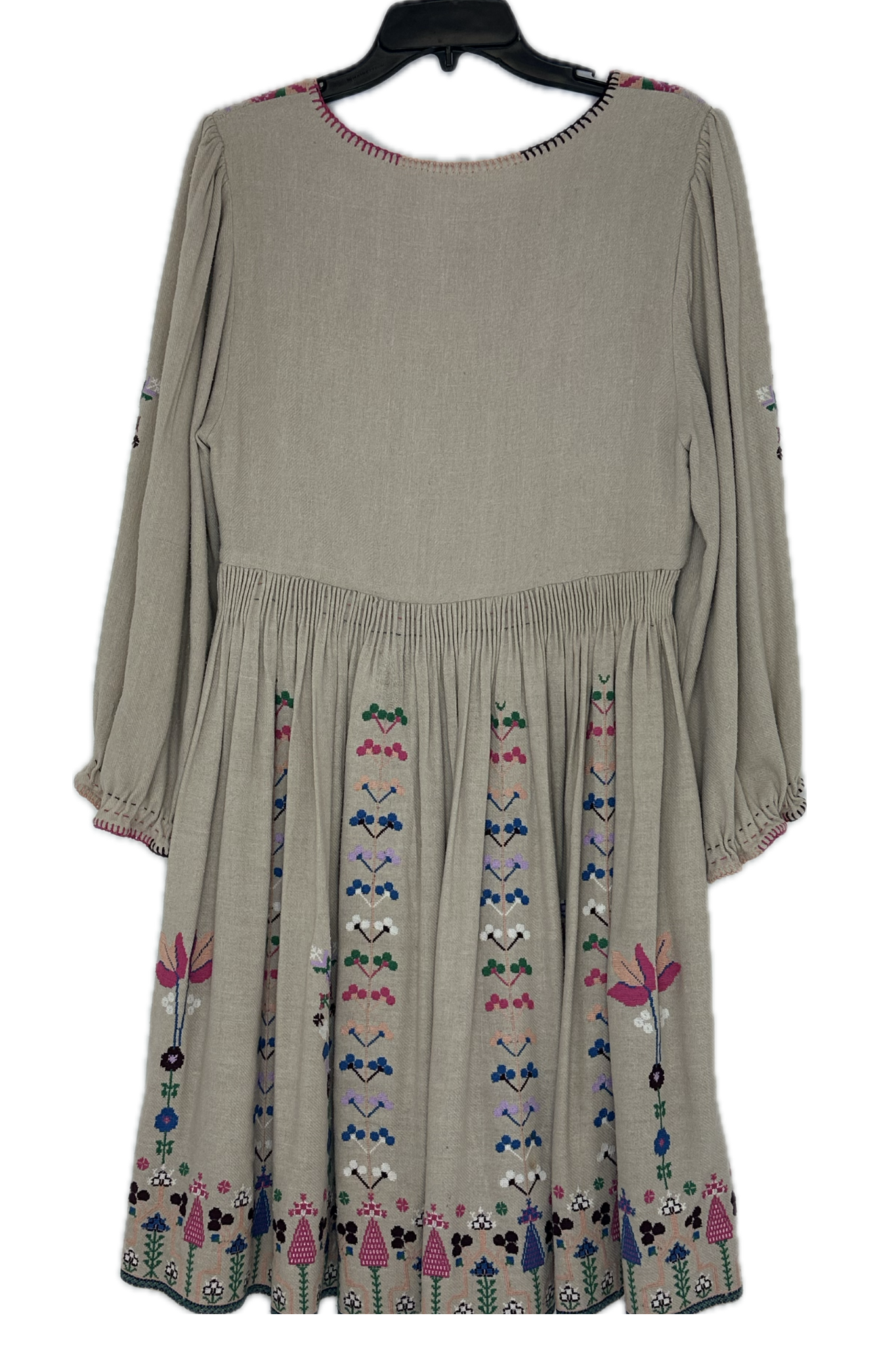 Pre-Owned Ulla Johnson- Beige and Multi- Dress- Sz M